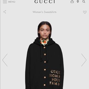 Gucci women sweatshirt with patch